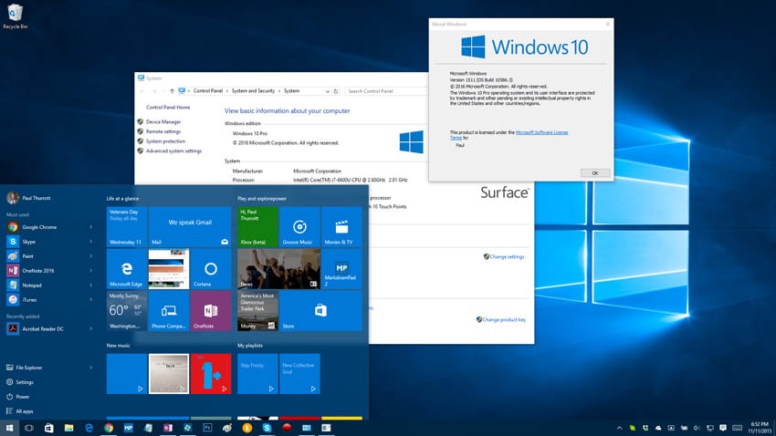 Обновление виндовс 10. November update. Windows november update. Windows november update. Threshold 2 — november update (1511).
