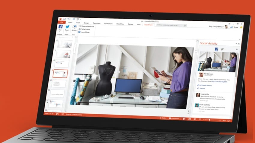Microsoft Garage Releases Social Share for PowerPoint