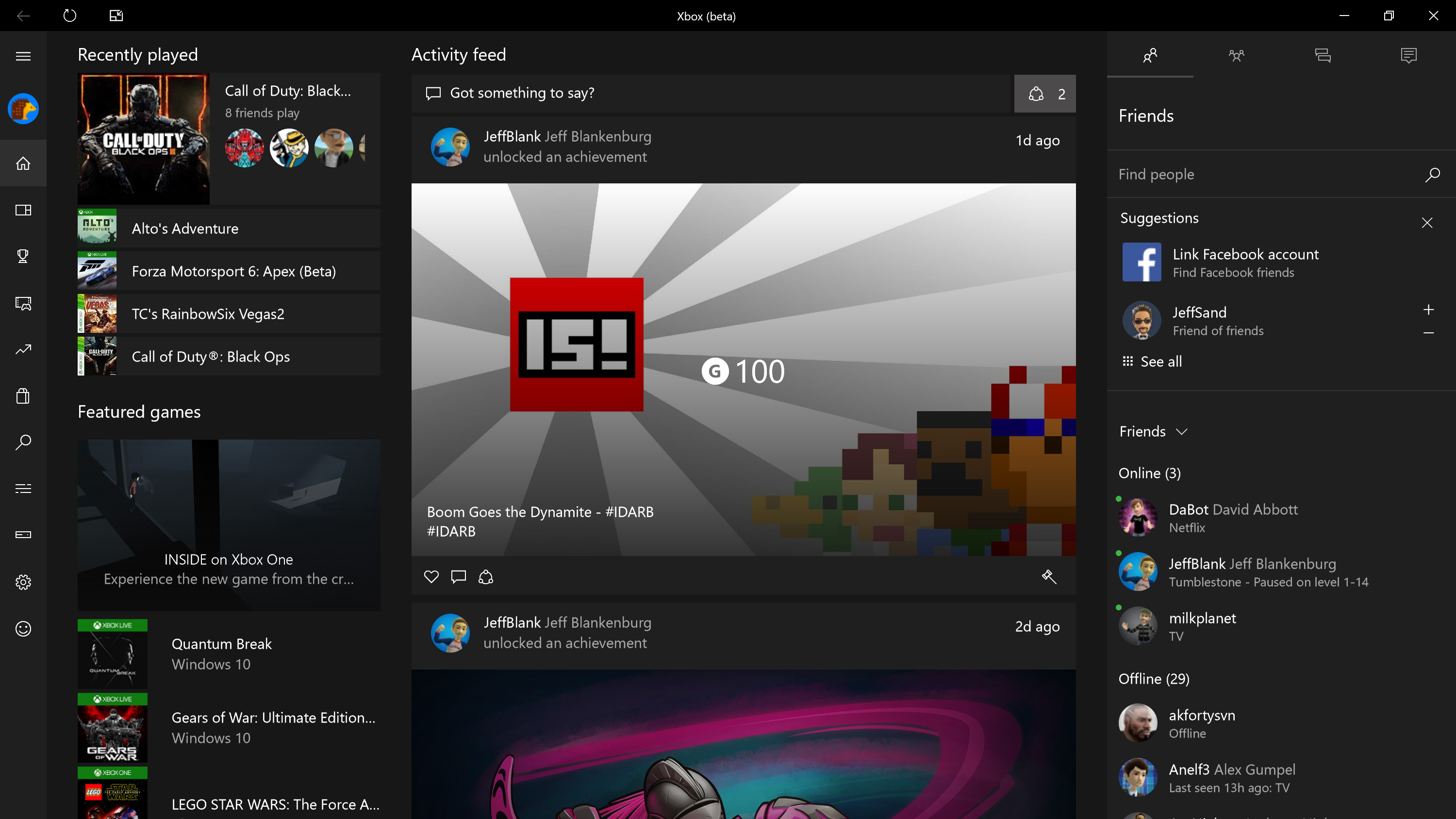 Xbox (Beta) App for Windows 10 Gets Twitter Sharing, More in New Update