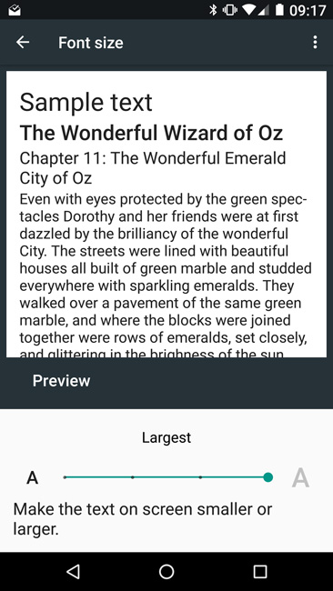 Android 7.0 Nougat Tip: Customize the Display and Font Sizes - Thurrott.com