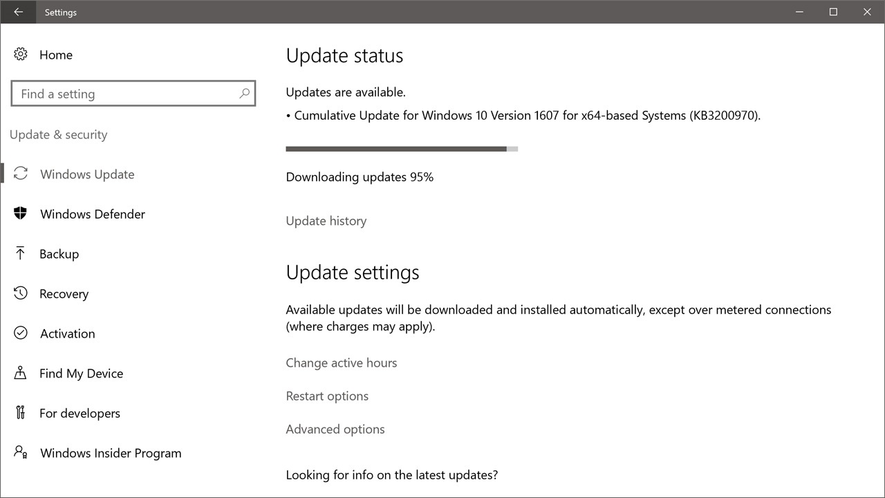 Microsoft Updates the Shipping Versions of Windows 10
