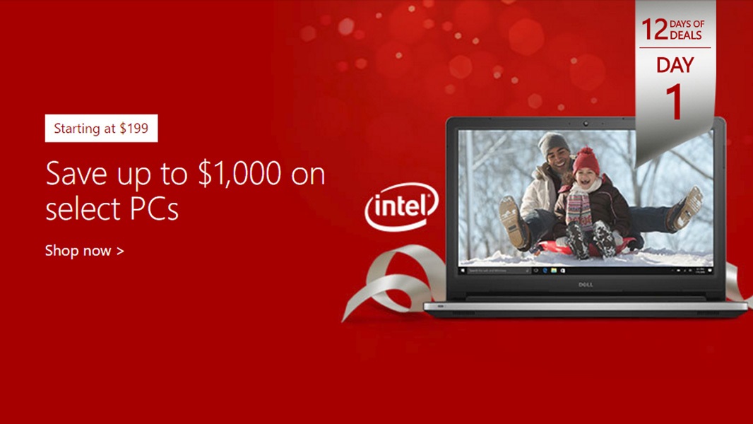 12 Days of Deals, Day 1: Up to $1000 Off Select PCs