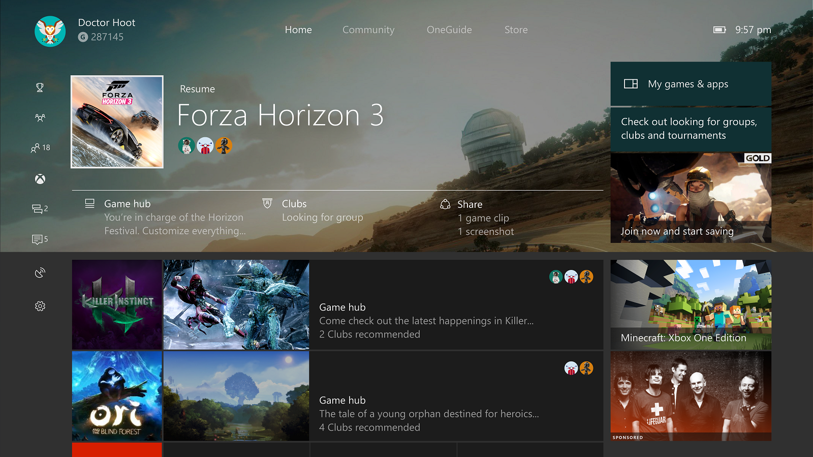 Microsoft Ships First Xbox One Creators Update Build to Some Insiders