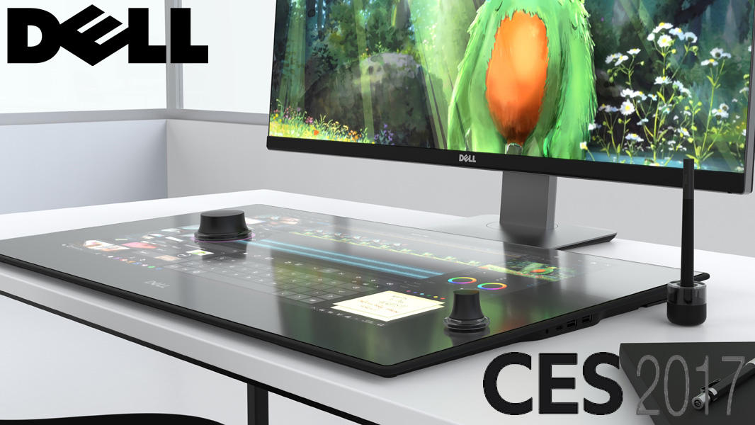 CES 2017: Dell Unveils AIOs, Canvas, and More