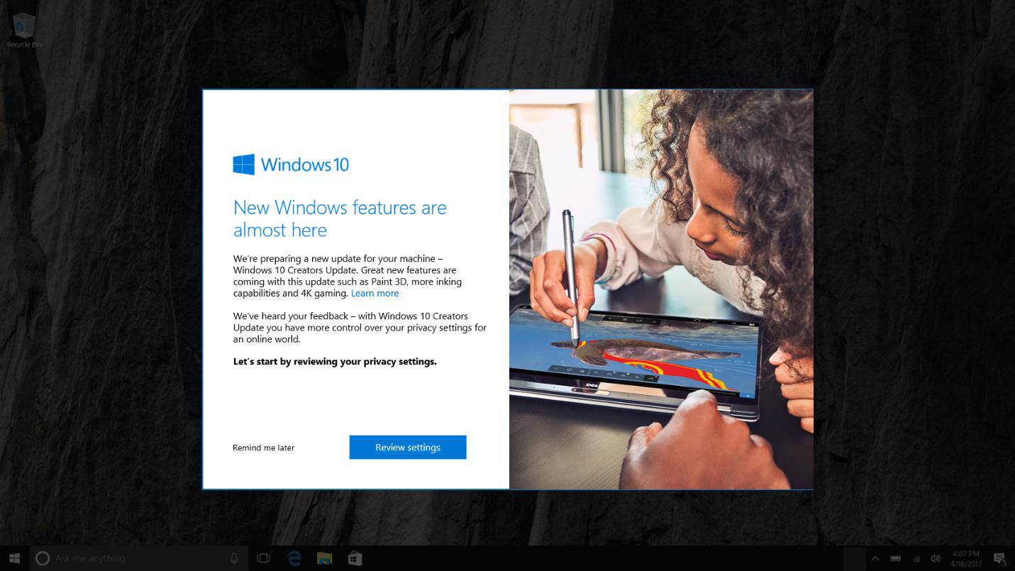 Microsoft Promises More Flexibility, Transparency for Windows 10 Updates