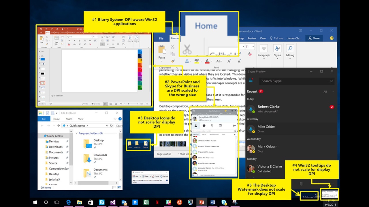 Microsoft Continues Working on Windows 10 High DPI Issues with Creators Update
