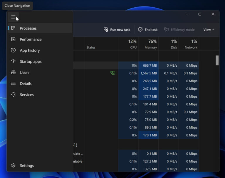 New in 22H2: Task Manager - Thurrott.com
