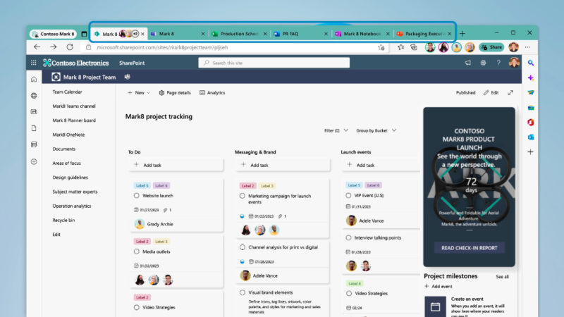 Microsoft Edge Workspaces Will Let Users Work on the Same Tab Group ...