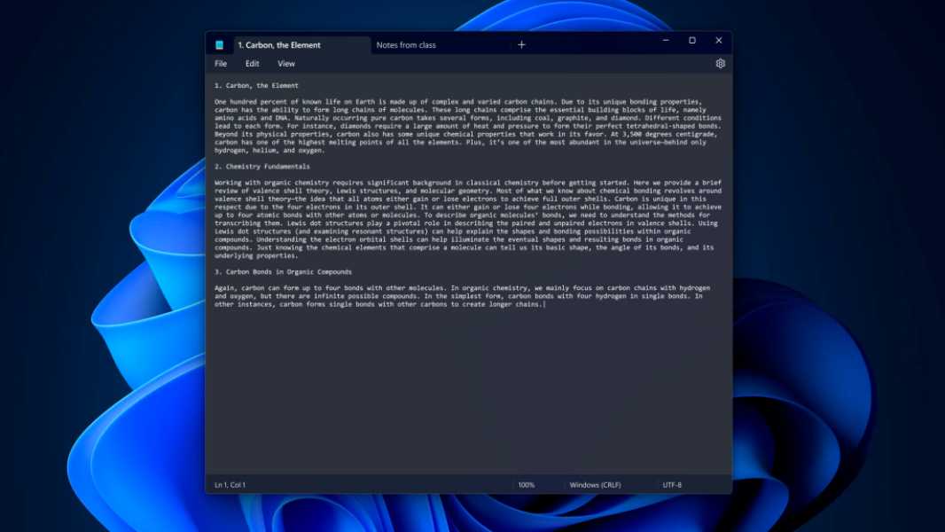 Microsoft Starts Testing Tabs in Notepad with Dev Channel Insiders
