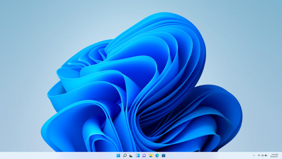 Windows 11 taskbar