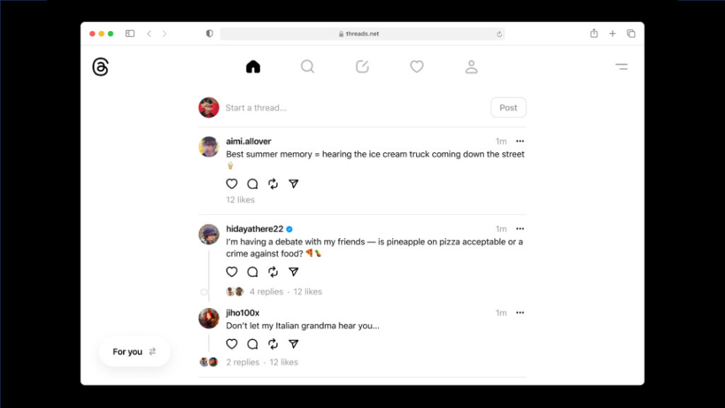 Threads Web App Will Start Rolling Out Over the Coming Days