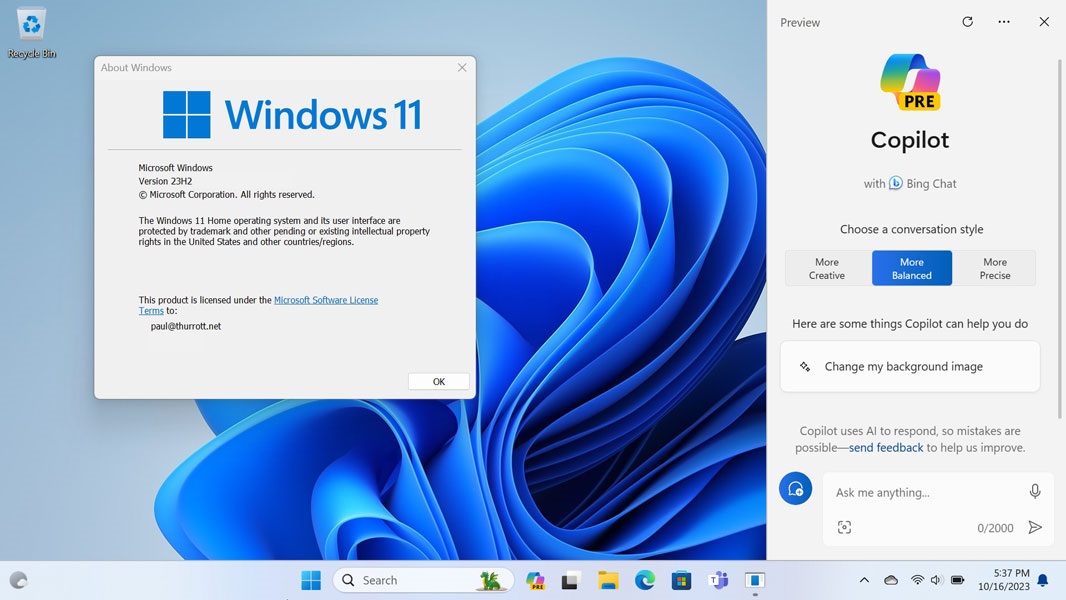 What's New and Familiar in Windows 11 Version 23H2 - Thurrott.com