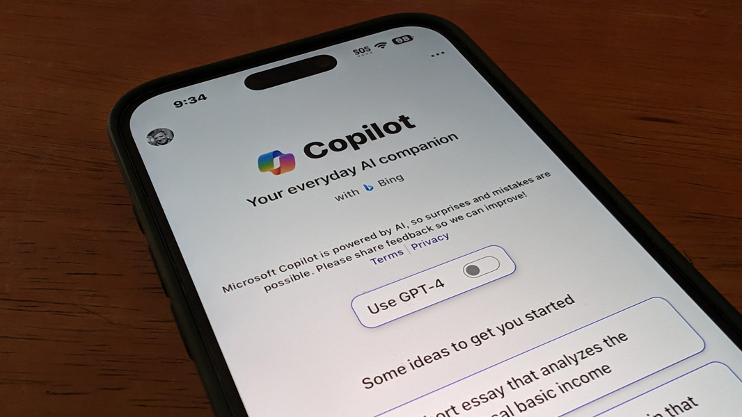 Microsoft Copilot for iPhone
