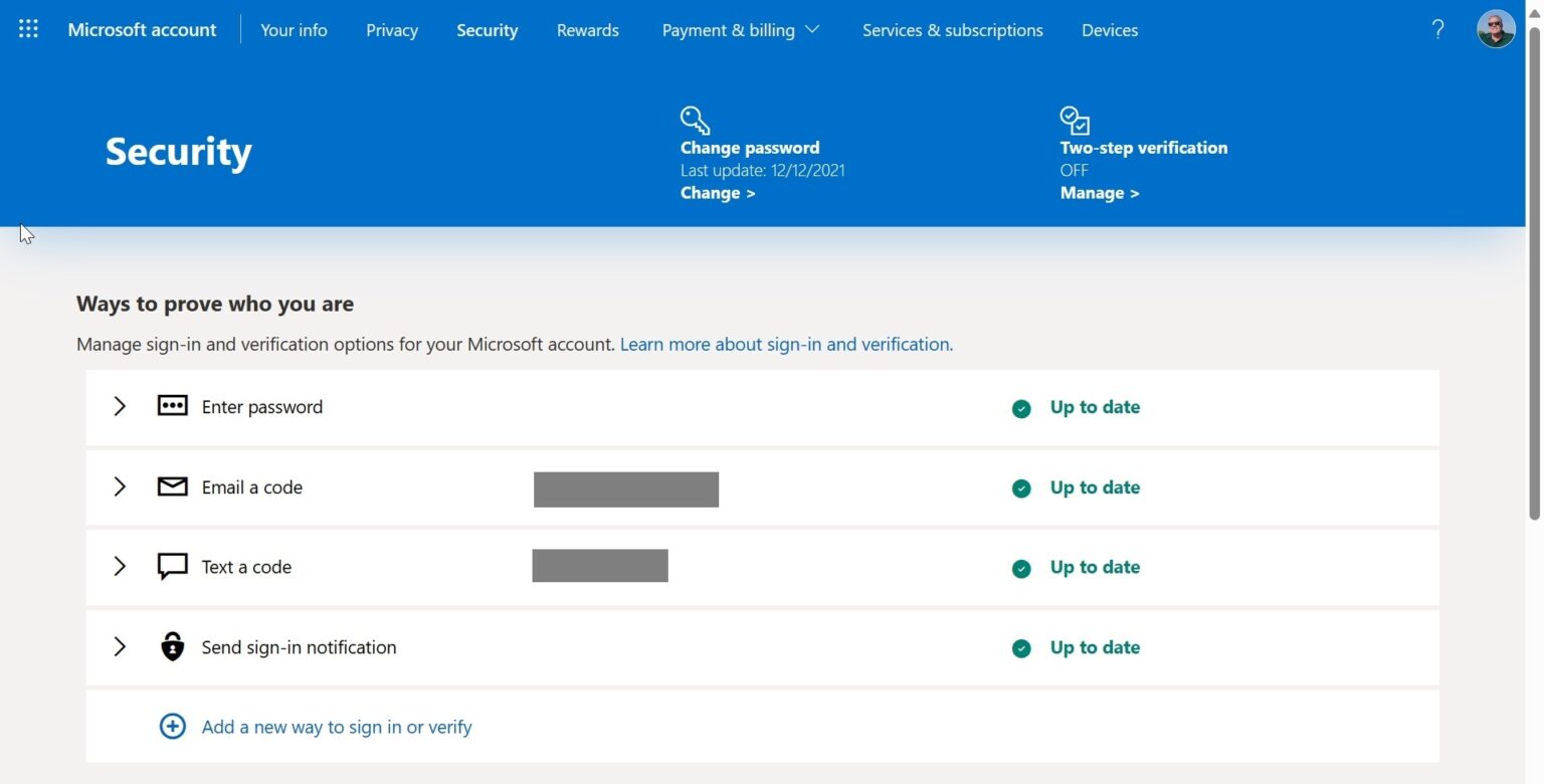 Encryption Microsoft Verification Code Secure Your Microsoft Account - Thurrott.com