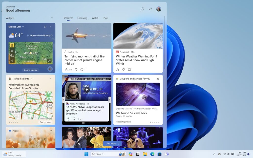 Widget Program Widgets (23H2) - Thurrott.com