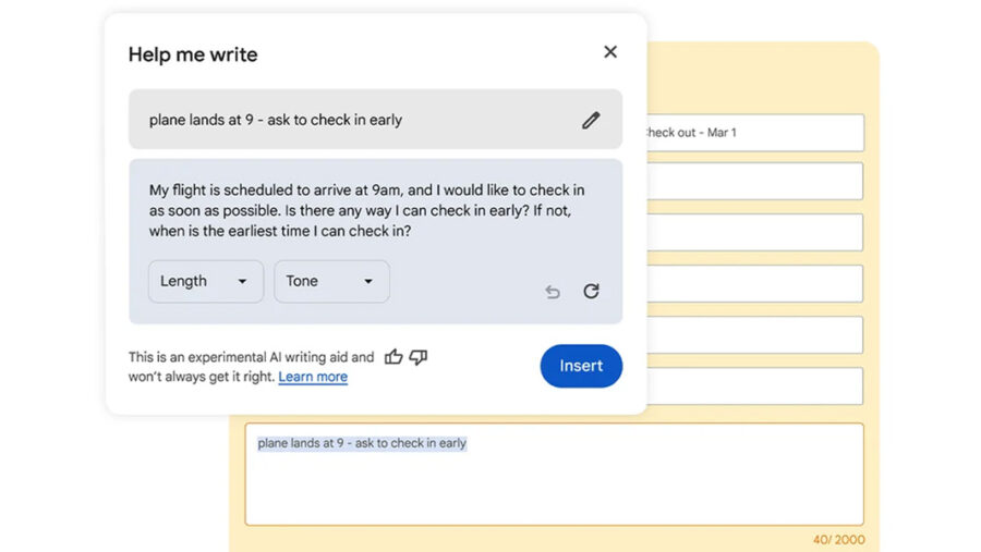Help me write in Google Chrome