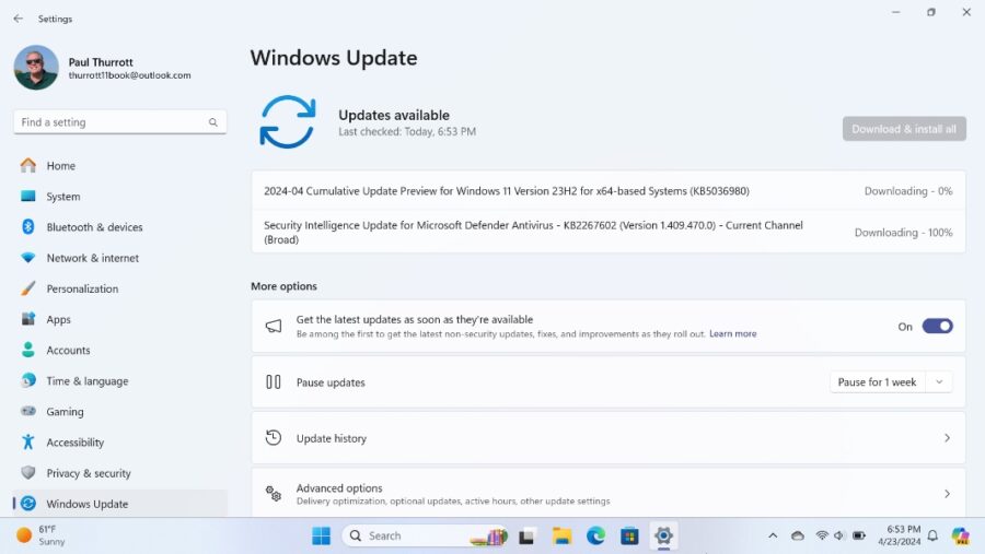 KB5036980 installing