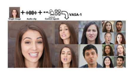 Microsoft VASA-1 Talking faces