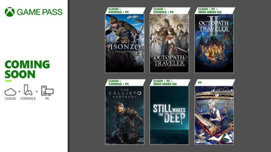 Game Pass June 2024 wave 1 Octopath Traveler II The Callisto Protocol