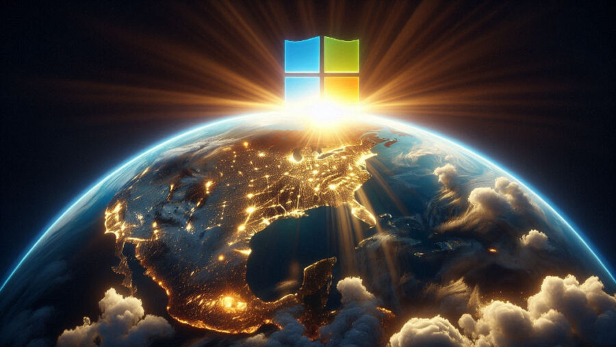 Microsoft rising