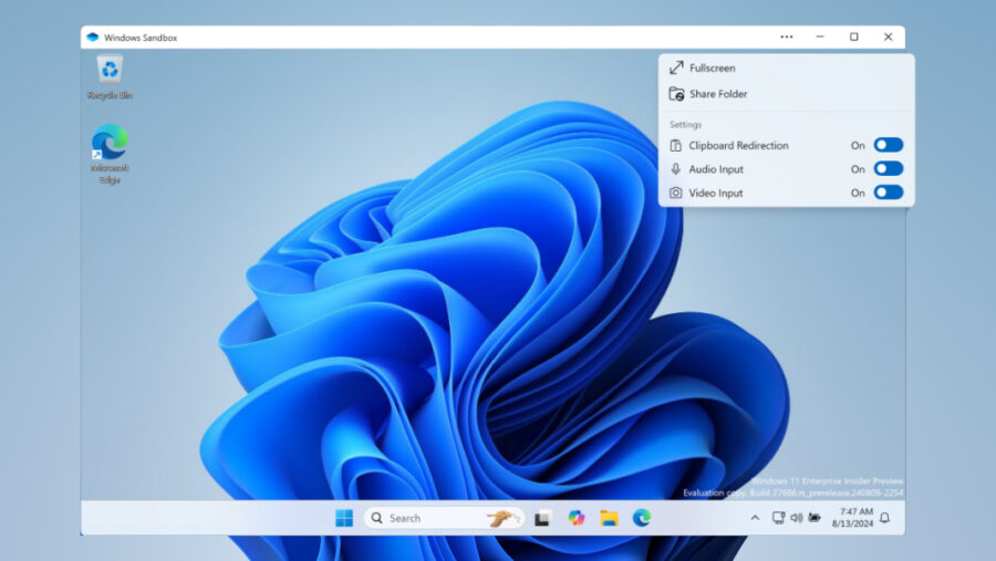 New Windows Sandbox (2024)