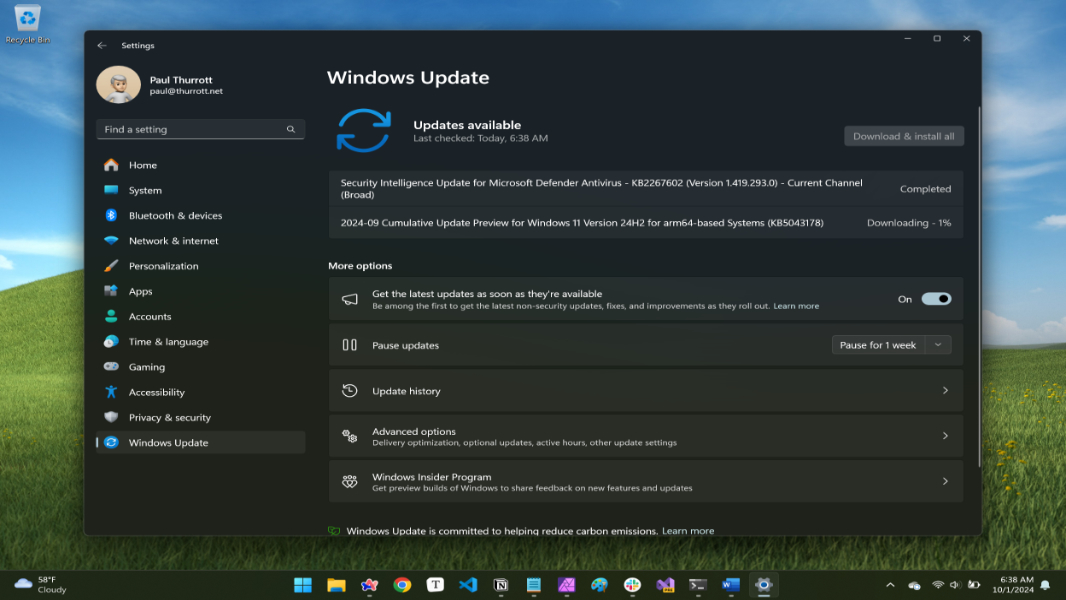 Windows 11 24H2 Finally Gets Its September Week D Preview Update ...