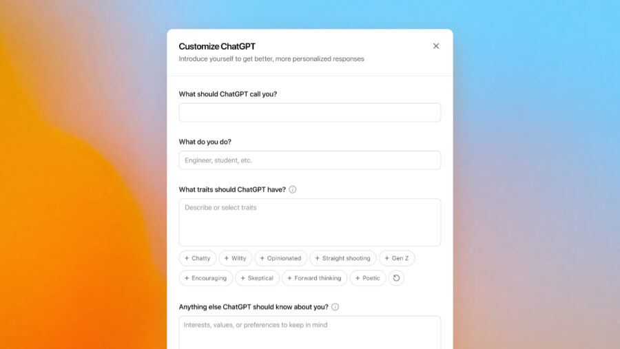 OpenAI announced a new custom instructions feature for ChatGPT so customers can customize how the chatbot responds and behaves