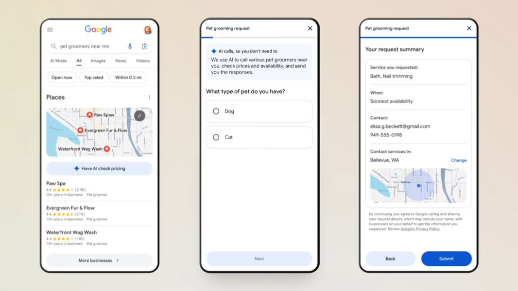 Schermata AI Mode con selezione Gemini 2.5 Pro