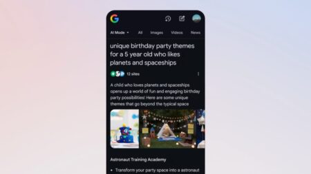 Google AI Mode in Search