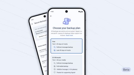 Signal Secure backups