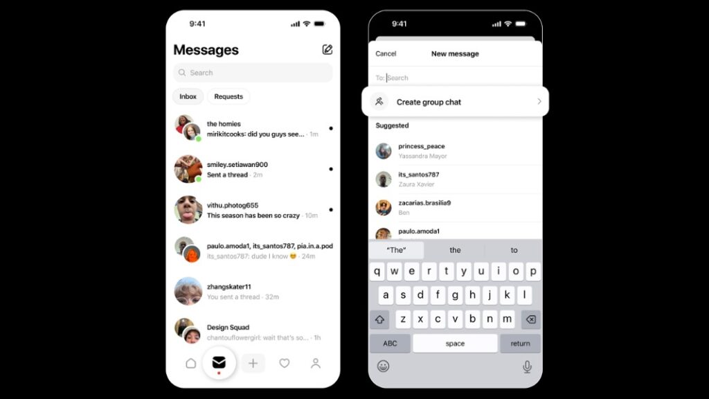 Direct Message Lil Racks Threads Expands Direct Messages to the EU, Adds Group Chats Support