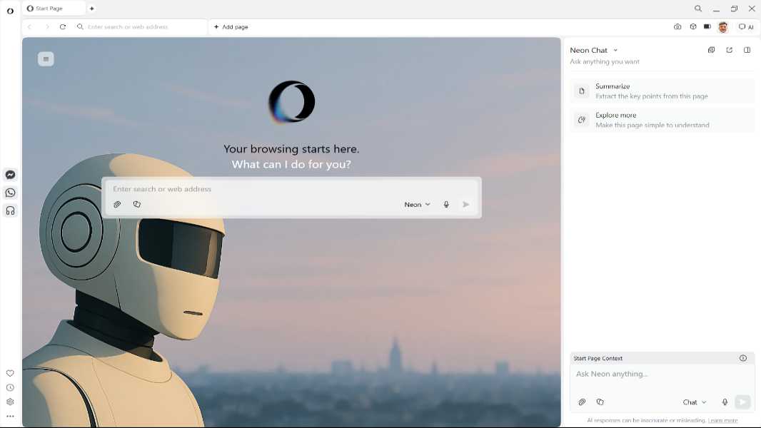 Opera Neon First Impressions - Thurrott.com