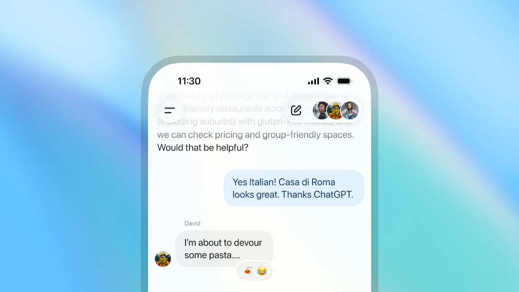 ChatGPT group chats