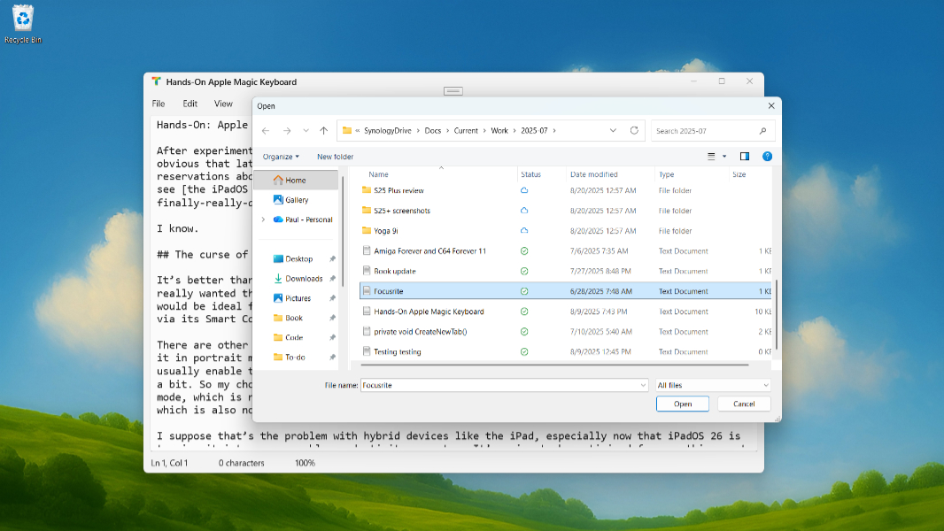 WinUIpad: Fonts, Dynamic Document Title Display, More