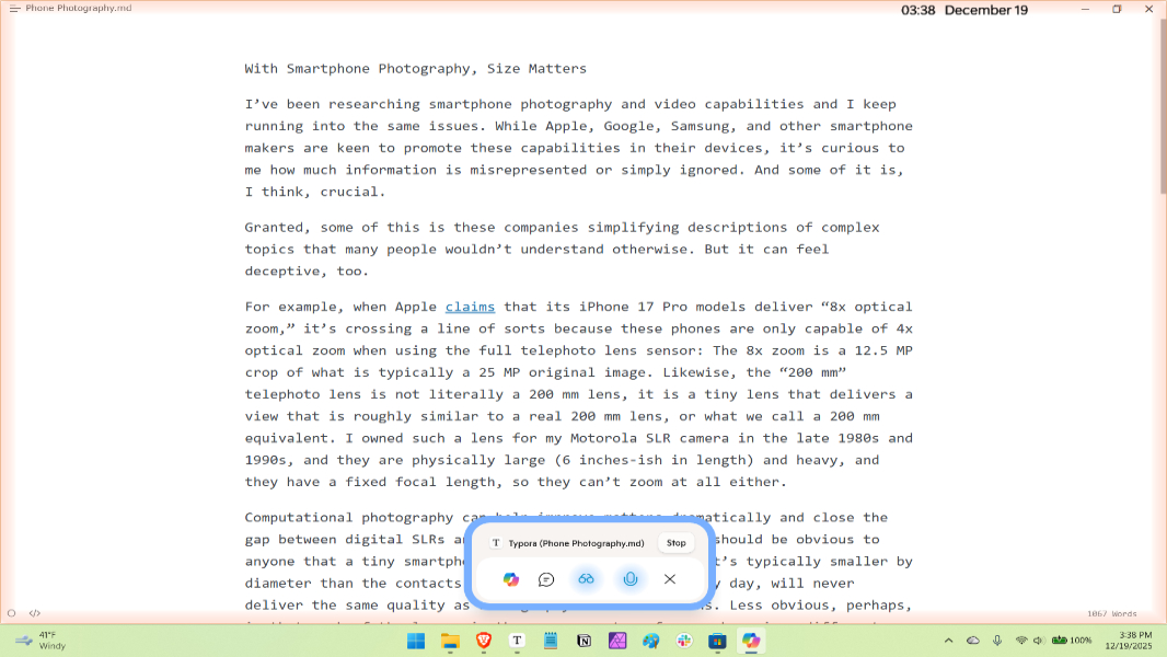 Copilot on Windows 11 Gets Text Editing Actions in Preview - Thurrott.com
