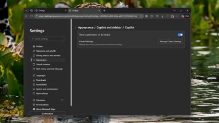 Microsoft Edge Now Lets You Hide its Copilot Button