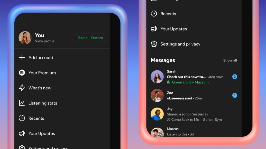 Spotify Listening Activity mobile