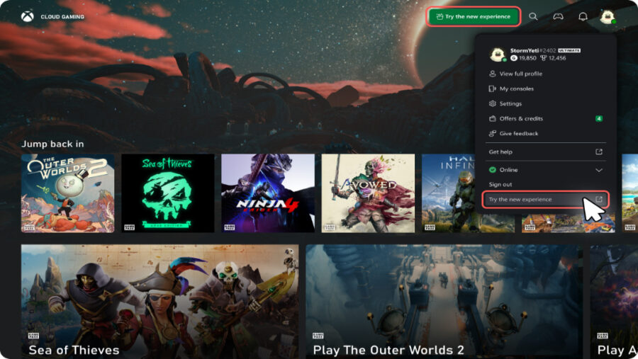Microsoft is Refreshing the Xbox Cloud Gaming Web Experience
