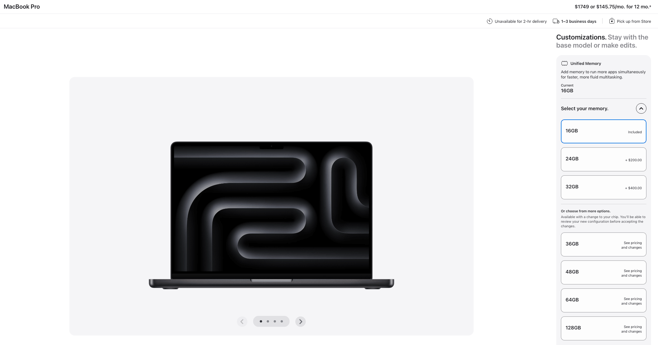 Apple Store Mac configurator
