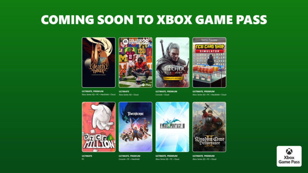 Kingdom Come Deliverance II The Witcher 3 Game Pass