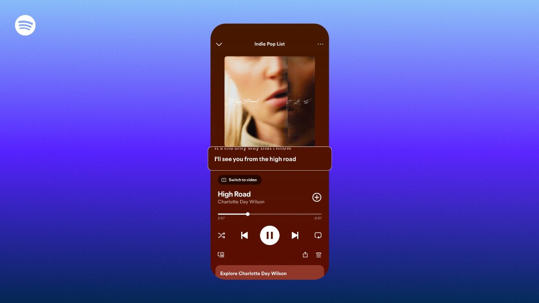 Spotify song lyrics