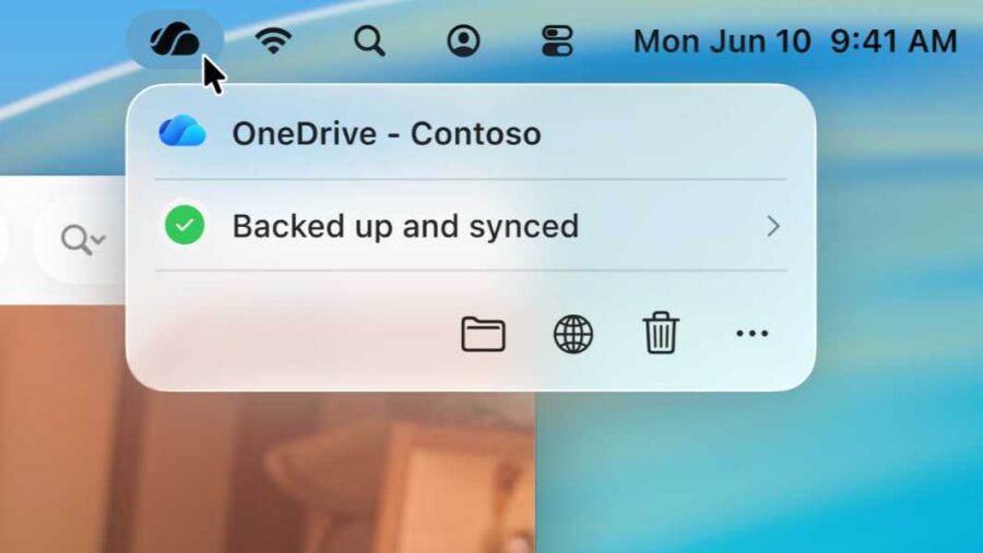 OneDrive is Going Liquid Glass on the Mac