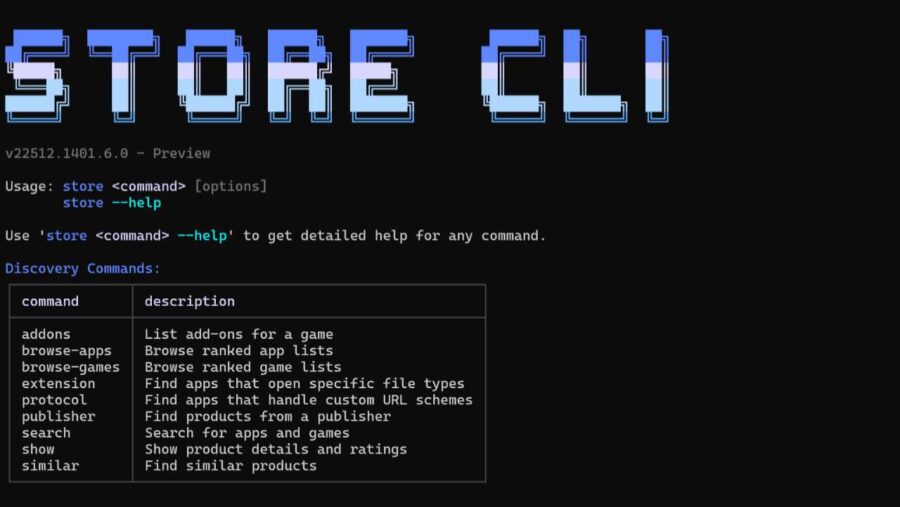 Windows 11 Has a Microsoft Store CLI Now