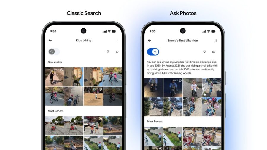 Google Photos classic search ask photos