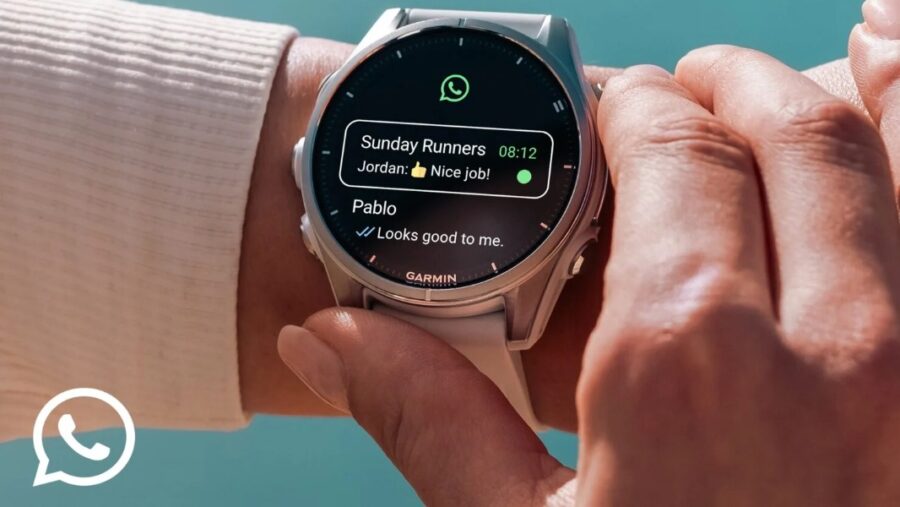 WhatsApp Garmin smartwatches