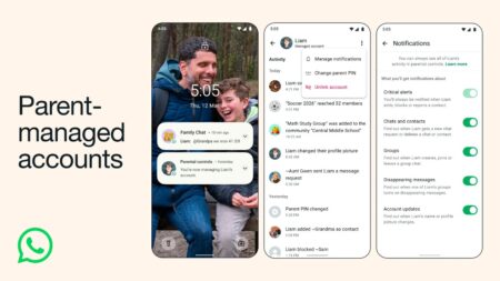 WhatsApp Parent-managed accounts