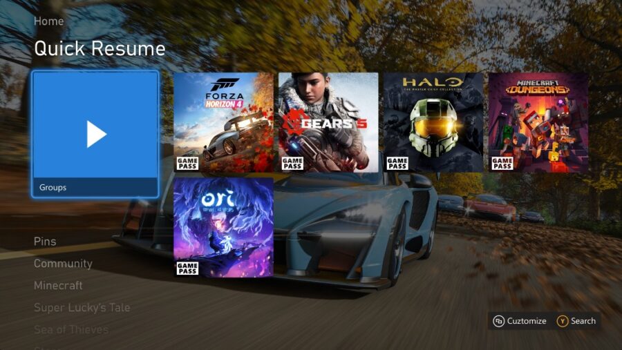 Xbox Quick Resume