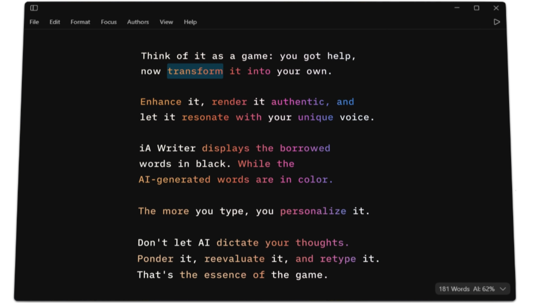 iA Writer for Windows is Getting Authorship Capabilities