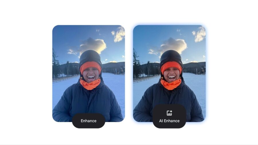 Google Photos AI Enhance Android