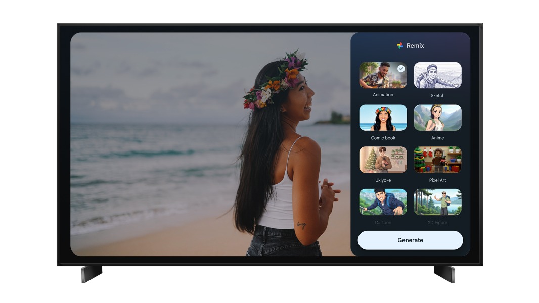 Google TV remix image